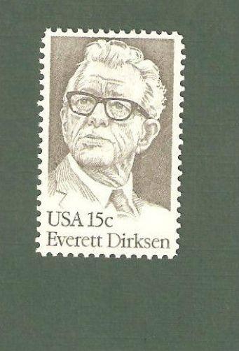 1874 Everett Dirksen US Single Mint/nh FREE SHIPPING