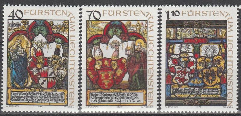 Liechtenstein #671-3  MNH   (S434)