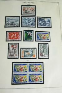 Cameroons Stamp Collection on Specialty Pages. 1941-1978