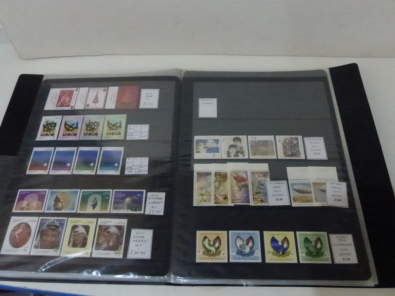 Dealers stock of Palestine Authority stamps retail price £251 - clearance price 