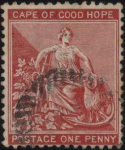 Cape of Good Hope SG49 (Sc43) Used