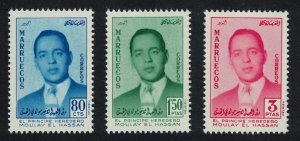 Morocco Investiture of Prince Moulay el Hassan 3v 1957 MNH SG#22-24