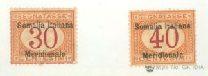 Somalia (Italian Somaliland) #J4-5 Mint (NH) Multiple