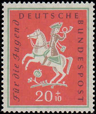 1958 Germany #B360-B361, Complete Set(2), Never Hinged