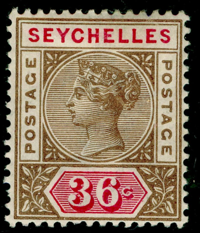 SEYCHELLES SG32, 36c brown & carmine, M MINT. Cat £48. 