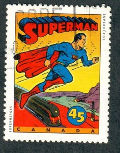 Canada #1579 Superman used single