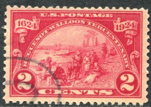 615 2c Huguenot Walloon Tercentennial Used Light Cancel