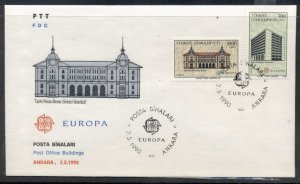 Turkey 1990 Europa Post Offices FDC