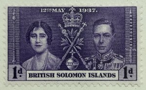 AlexStamps BRITISH SOLOMON ISLANDS #64 VF Mint 