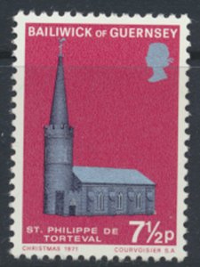 Guernsey SG 66  SC# 63  Churches Mint Never Hinged see scan 