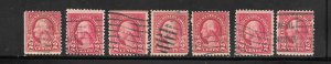#554 Used 7 stamps 10 Cent Collection / Lot (m11)