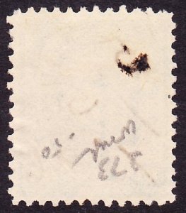 Scott 273, VF Used, 10c Green Watermarked, REVENUE Manuscript Date cancel