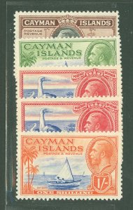 Cayman Islands #85-7/93 Unused