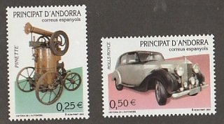 ANDORRA (SPANISH) #284-5 MINT NEVER HINGED COMPLETE