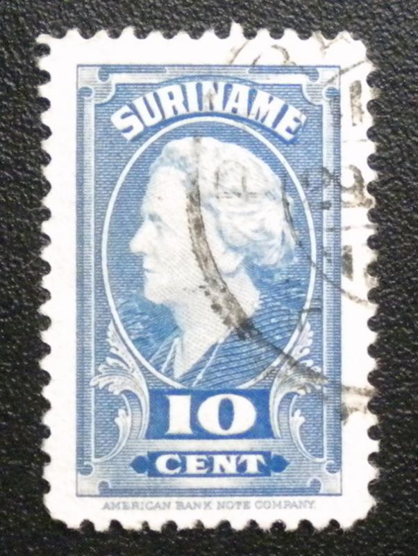 SURINAME DUTCH GUIANA 1945 STAMP. SCOTT # 193. USED.