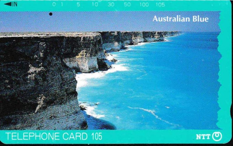Telephone Card 1992 Japan NTT Australian Beach Scene  Card 105