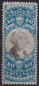 #R114 Used, VF, Cut cancel (CV $50 - ID39577) - Joseph Luft