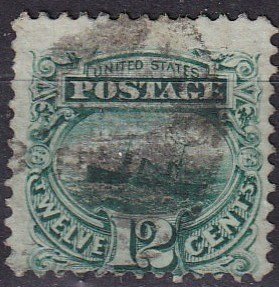 US #117  F-VF Used  CV $130.00 (Z2425)