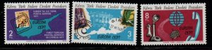 Northern Cyprus Sc 71-73 1979  Europa stamp set mint NH