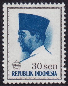 Indonesia - 1966 - Scott #676 - MNH - Sukarno