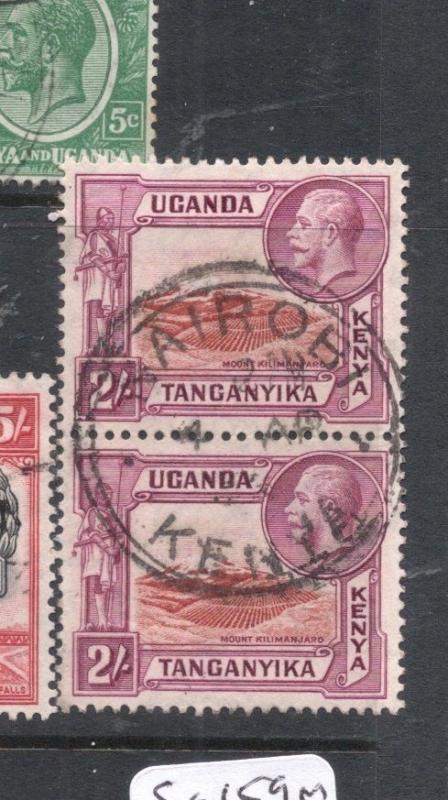 Kenya Uganda & Tanganyika SG 159 Pair Nairobi SON CDS VFU (5dhe)