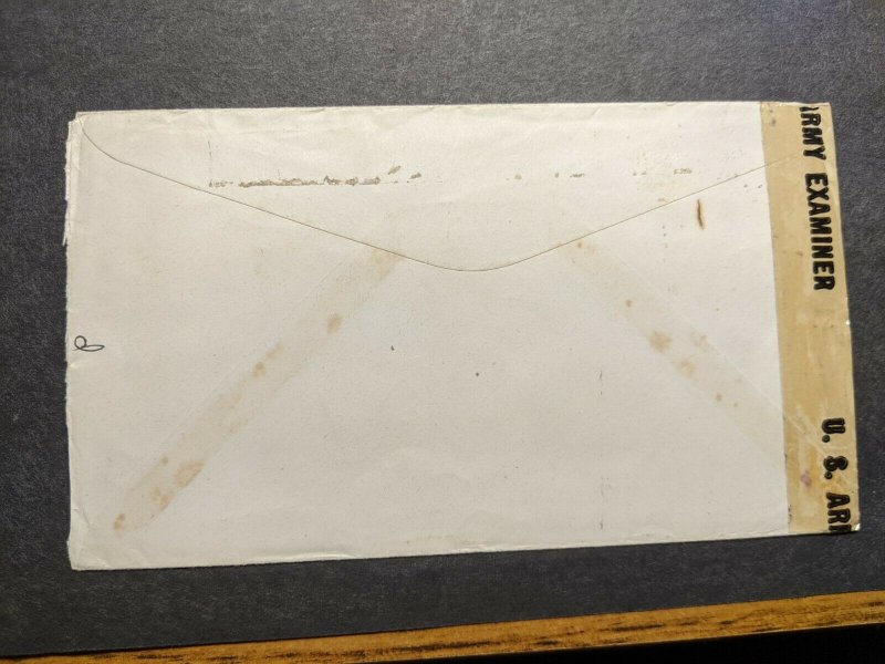 APO 246 GUAM, MARIANNAS ISLANDS Censored WWII Army Air Force Cover POSTAGE DUE