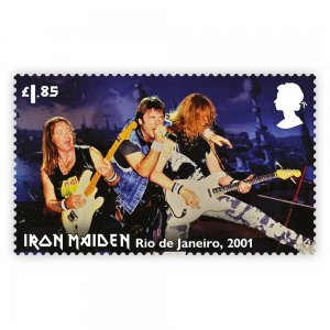 Stamps of Great Britain (Pre order) - 2023. Iron Maiden Eddie Collectors Sheet .