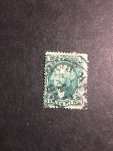 US stamp, Scott 32,  USED, Genuine,  RARE, List B2068