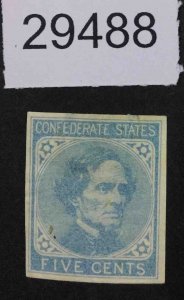 US STAMPS CSA #7 MINT OG H  LOT #29488