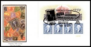 OAS-CNY 7830 OVERSIZED FDC SCOTT 2875 – 1994 $2 Bureau Engraving Printing 100TH