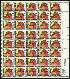 Energy Sheet of Forty 13 Cent Postage Stamps Scott 1723-24