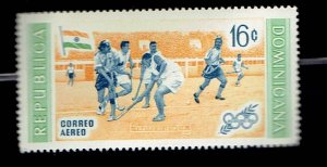 DOMINICAN REPUBLIC SCOTT#CB14 1959 INDIAN TEAM, HOCKEY - MNH