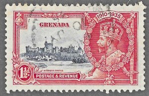 Grenada (1935) - Scott # 126,  Used