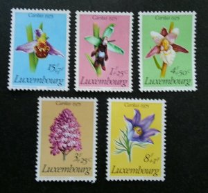 *FREE SHIP Luxembourg Protected Plants 1975 Flower Orchid Flora (stamp) MNH