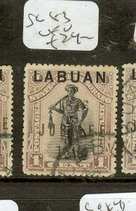 LABUAN  (P2907B) JUBILEE1C MAN  SG83  VFU