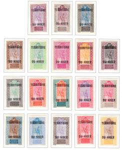 Niger # 1-18 Unused 2012 cat val $17.10