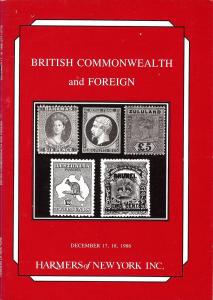 British Commonwealth and Foreign, Harmer NY 2771-73