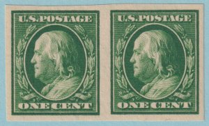 UNITED STATES 383  MINT NEVER HINGED OG ** PAIR - NO FAULTS VERY FINE! - LJV