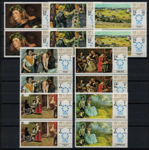 UMM AL QIWAIN 1967 - Famous paintings/complete set MNH, pairs