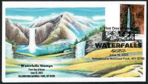 5800a - FDC -63c -Deer Creek Falls, Arizona– Waterfalls- Wally Jr Cachet - BWP