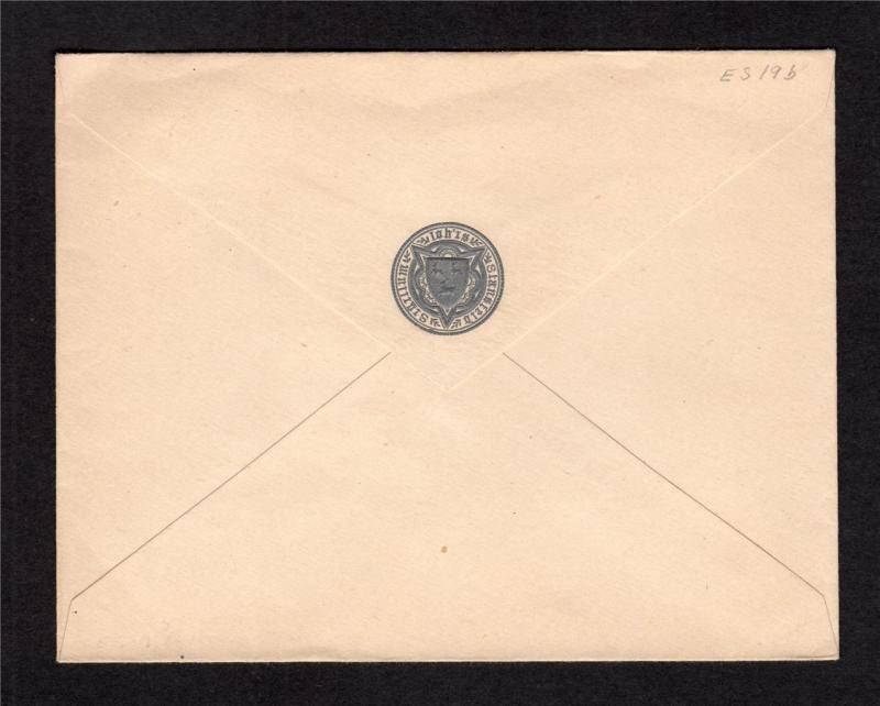 QUEEN VICTORIA 11/2d POSTAL STATIONERY ENVELOPE UNUSED