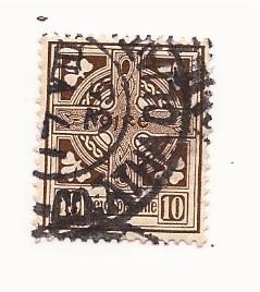 75 /SG 81 -1922 - 10p brown used