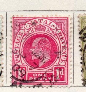 Natal 1904 Early Issue Fine Used 1d. Optd 261140