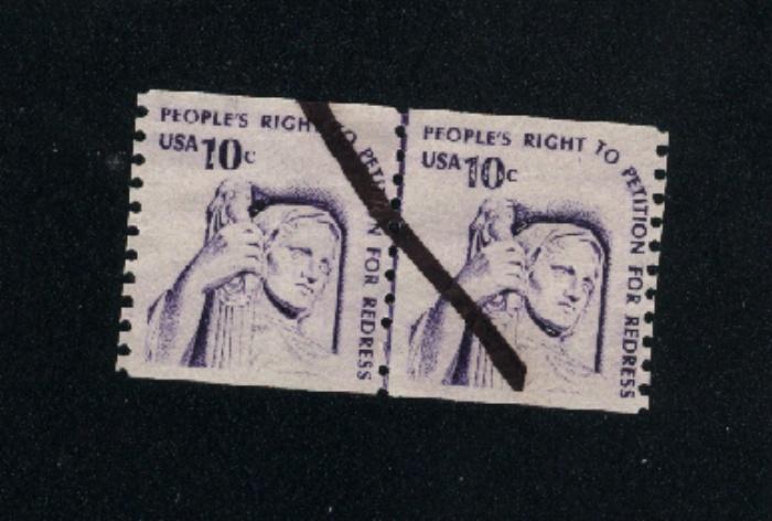 USA #1617  2 used  pair PD .12