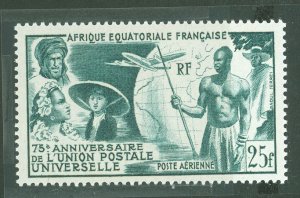 French Equatorial Africa #C34 Unused Single