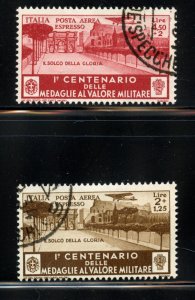 Italy # CE8-9, Used