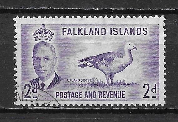 Falkland Islands, 109, Upland Goose Single,**Used** (z2)