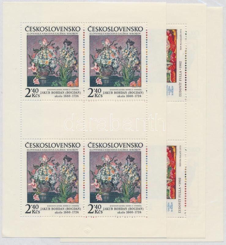 Czechoslovakia stamp Art minisheet set MNH 1978 Mi 2476-2478 WS140708