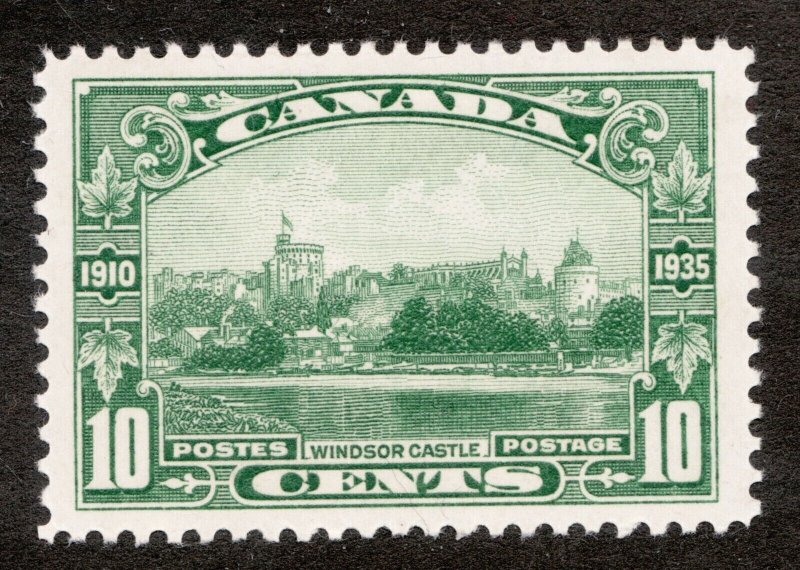 1935 Canada #215 - 10¢ - KGV Windsor Castle architecture - MH - VF -  Cv $12.50