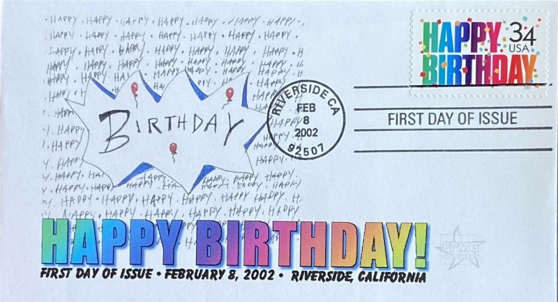 Future Postmaster General (FPMG) 3558 Happy Birthday Riverside CA 2-8-2